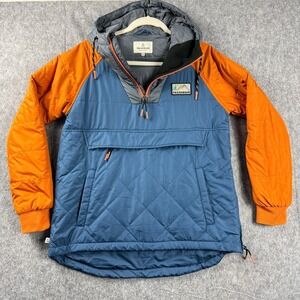 Passenger Jacket Womens Medium Ocean Recycled Insulated Anorak Packable Blue